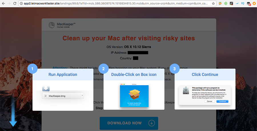 mackeeper pop up scam